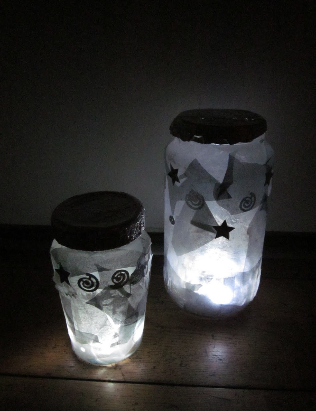 Adventures at Home Moonbeams in a jar