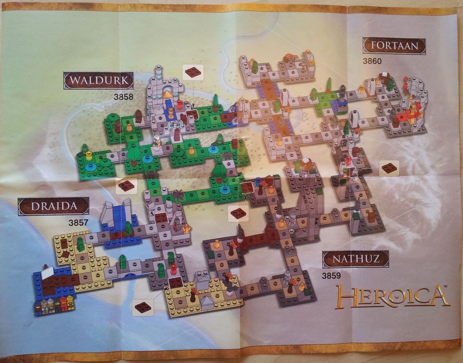 The Game Shelf A dungeon made of bricks Lego Heroica