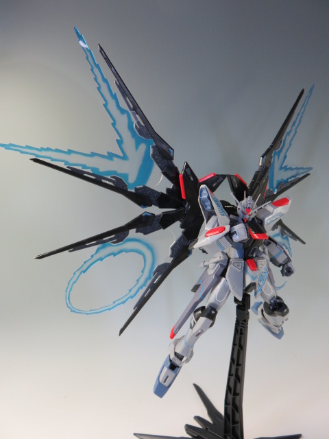 1 100 MG for sale online Bandai Strike Freedom Gundam Okawara Kunio Exhibition Ver