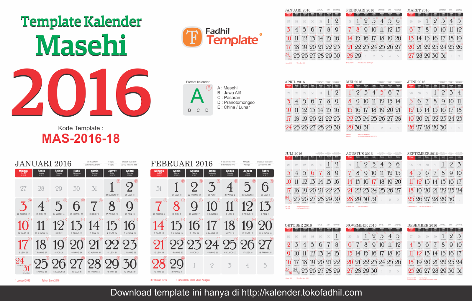 PUSAT TEMPLATE KALENDER: template kalender 2016 18 corel editable cdr