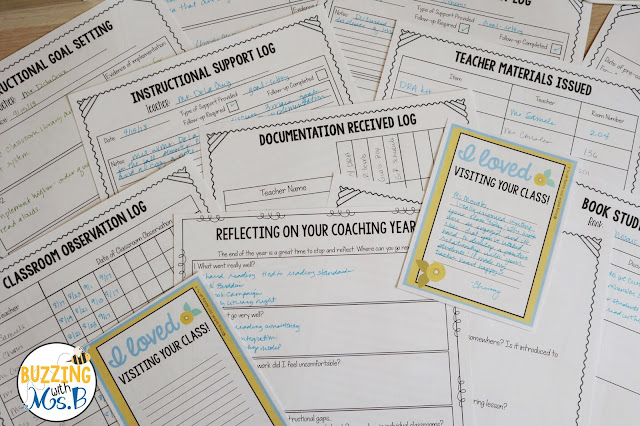 Save yourself from the daily struggle of trying to reinvent the wheel as an instructional coach. The Instructional Coaching Binder MegaPack is the comprehensive resource to help you get organized and document your time. This product includes editable and printable calendars in fifteen different styles, daily and weekly schedules, forms for classroom visits, data logs, documents for providing feedback to teachers, & SO MUCH MORE!
