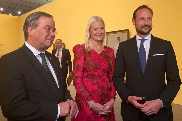 Crown Prince Haakon And Crown Princess Mette Marit Visited Dusseldorf