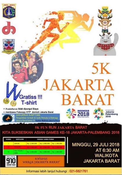Jakarta Barat Fun Run • 2018