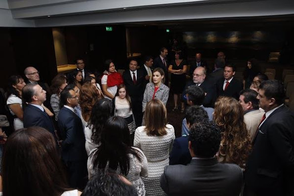 Queen Letizia of Spain met with the Iberoamerican Alliance for Rare Diseases at Presidente Hotel