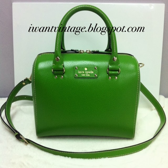 I Want Vintage Designer Handbags Kate Spade Wellesley Kate Spade Wellesley Alessa In Emerald