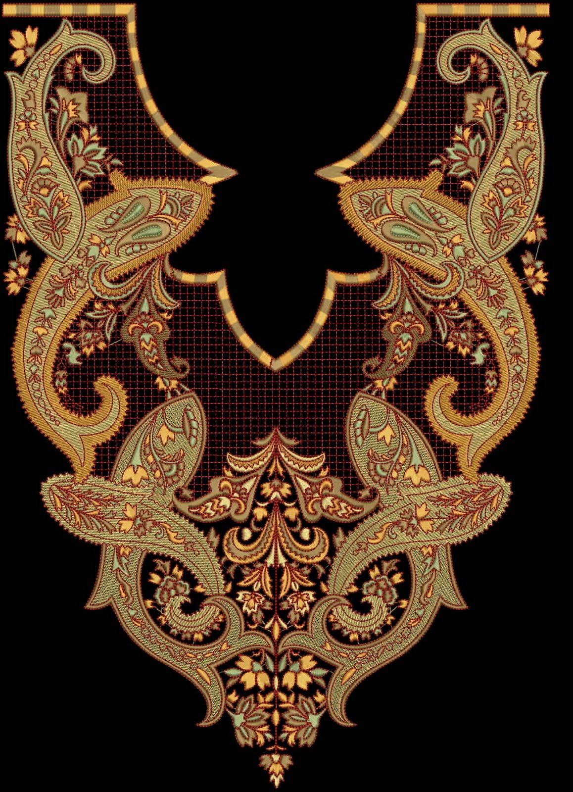 Beautiful Rare Embroidery Neck designs