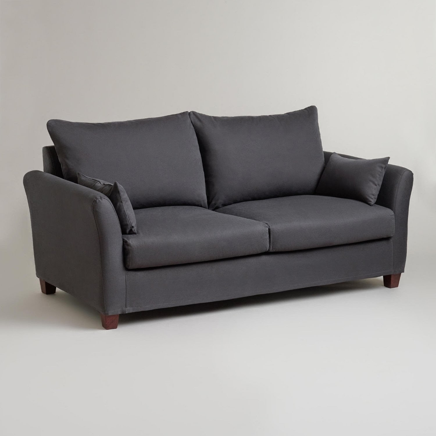 Leather Sofa in Charcoal Gray I8603GY epecnosa