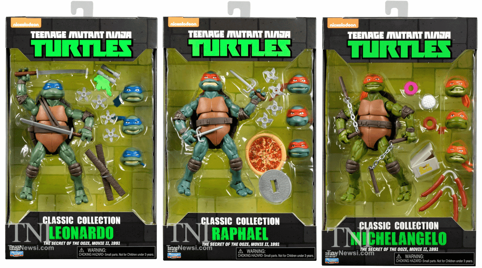 NickALive! Playmates Toys To Release "Teenage Mutant Ninja Turtles II