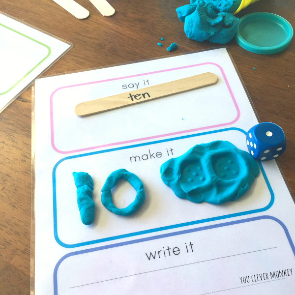 Say It, Make It, Write It Free Printable Mats - How to Use Them Six Different Ways. Find out how to use this one free printable resource in your classroom 6 ways! Perfect for literacy centers, literacy work stations, sight word practice or even your maths centers | you clever monkey