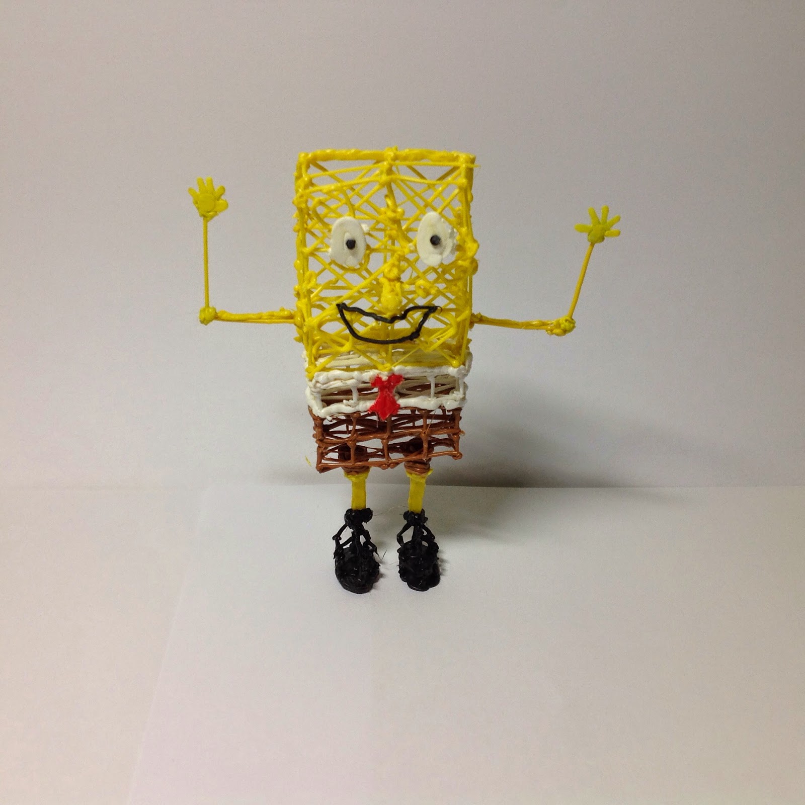 Curiosidades a tu alcance Bob Esponja con bolígrafo 3D