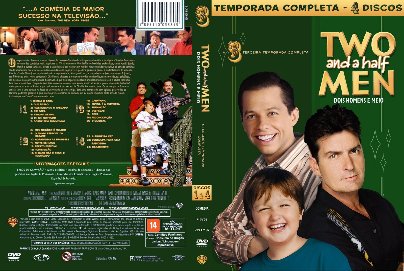 MAXIMUSS CAPAS TWO AND A HALF MEN 3ª TEMPORADA (DOIS HOMENS E MEIO)