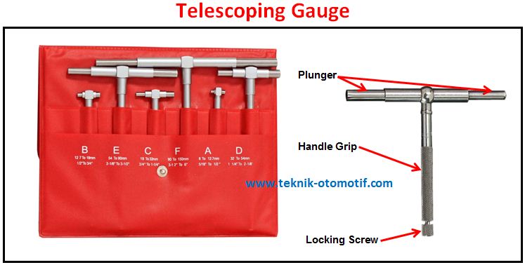 Fungsi Telescoping Gauge Dan Cara Penggunaannya Teknik Otomotif Com