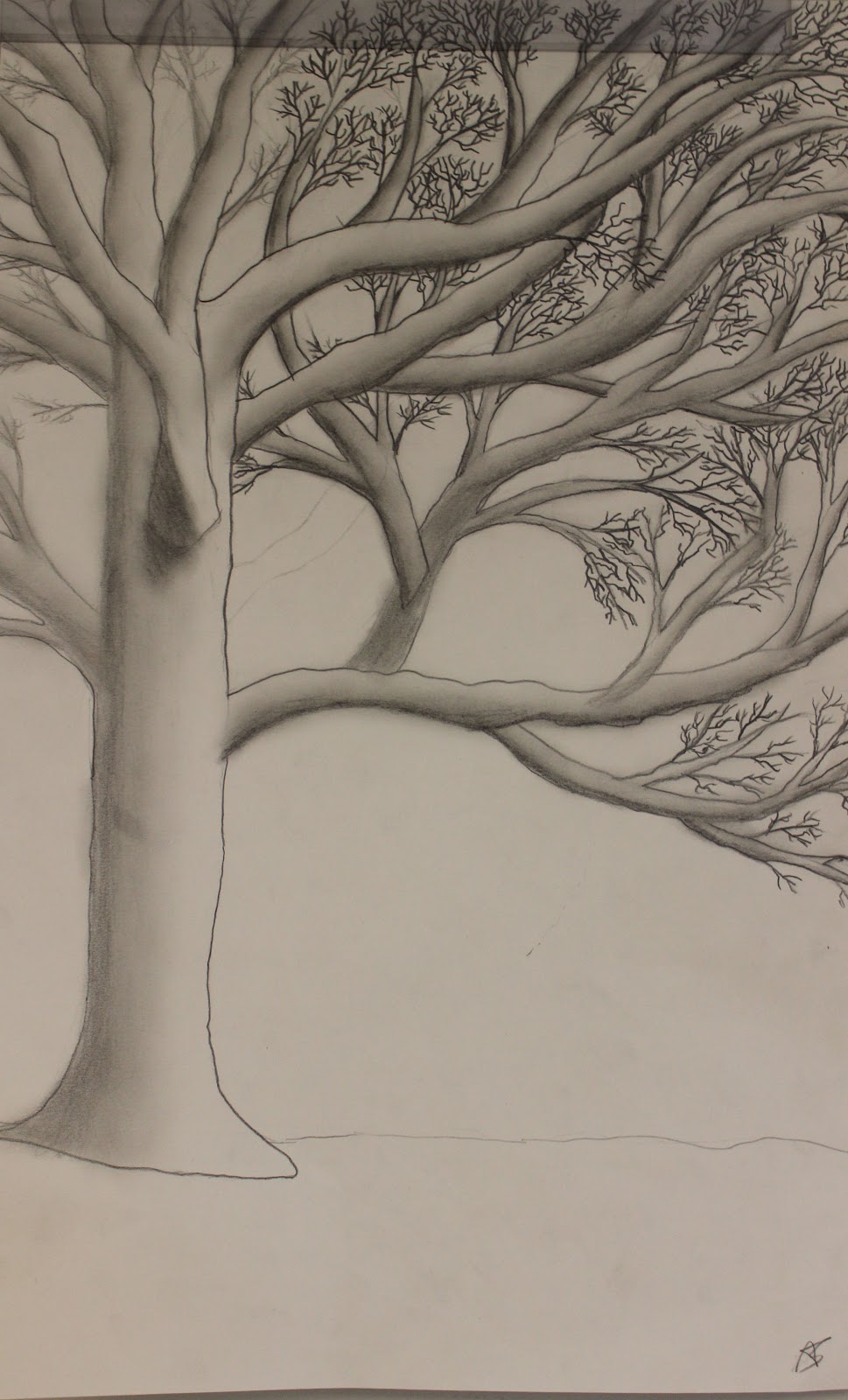 J. Frank Hillyard Middle School Art Room realism vs abstraction