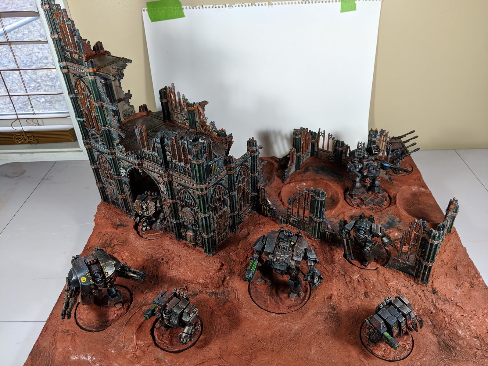 Brush Wizard Miniature Monday Adepticon 2019 Display Board