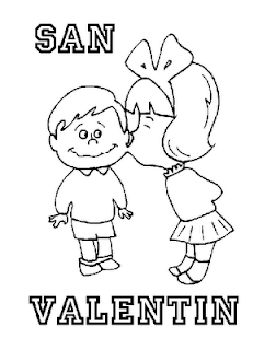 Dibujos para colorear del 14 de febrero dia del amor y la amistad