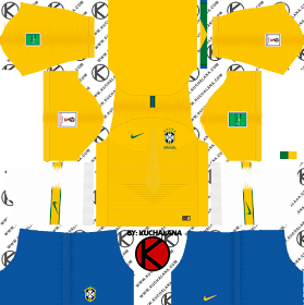 Brazil 2018 World Cup Kit -  Dream League Soccer Kits