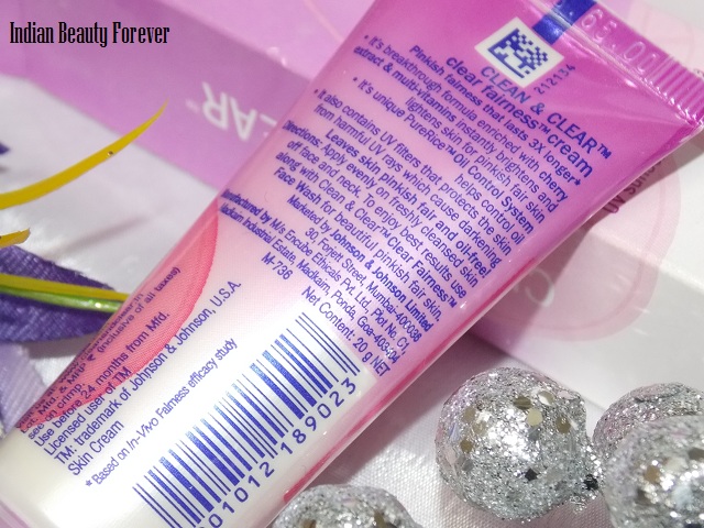 Clean and Clear Fairness Cream  india review