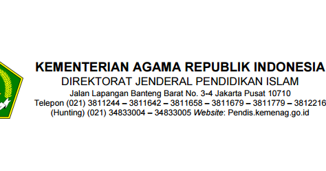 Lowongan Kerja Online Direktorat Guru dan Tenaga Kependidikan Madrasah