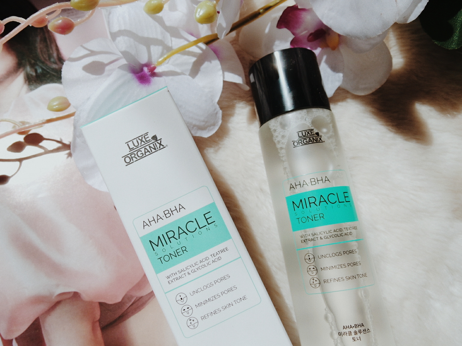 How I Cleared My Acne Using These Products from Luxe Organix AHA BHA ...