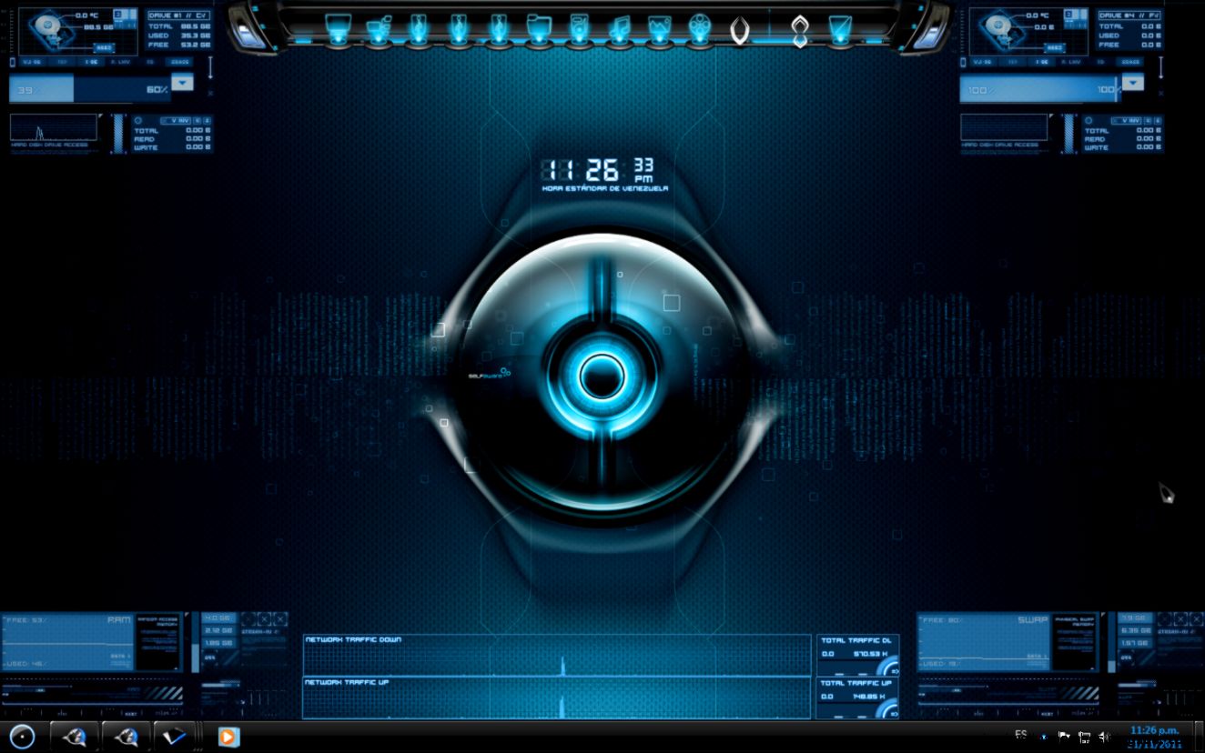 Windows 7 Dark Space by licnobius on DeviantArt