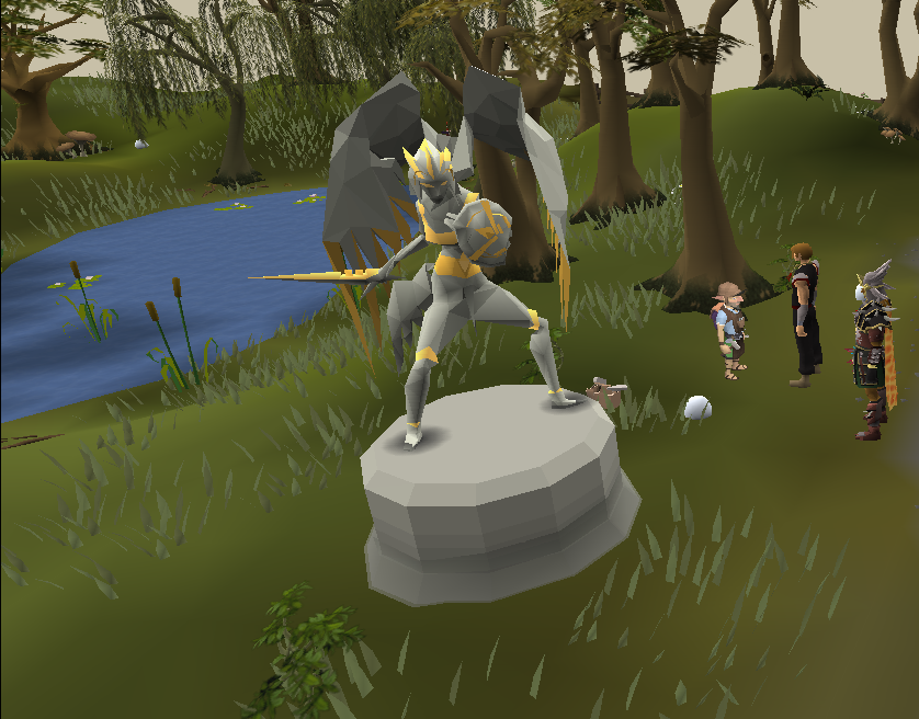 Runescape FanAddict RuneScape's God Statues