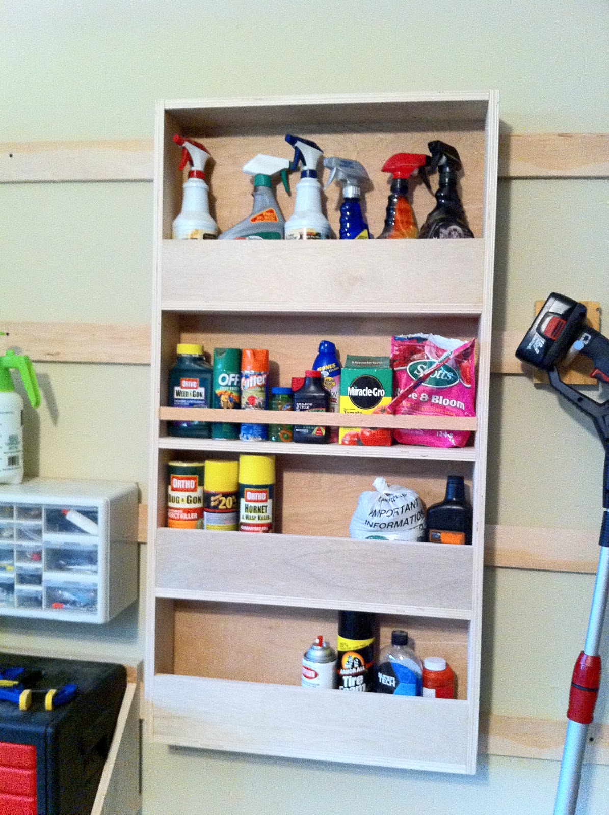 Chad's Workshop: French cleat garage storage