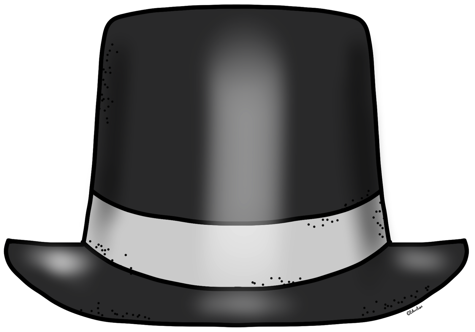 new years top hat clipart - photo #12