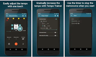 تحميل تطبيق Metronome Beats ضوابط لزيادة وتقليل الإيقاع بزيادات صغيرة بلمسة واحدة