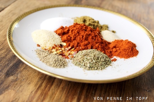 Penne im Topf: Taco - Gewürzmischung