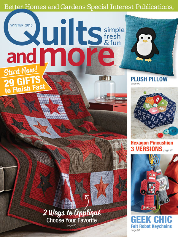 Sandra Clemons BHG Quilts & More Magazine Winter 2015