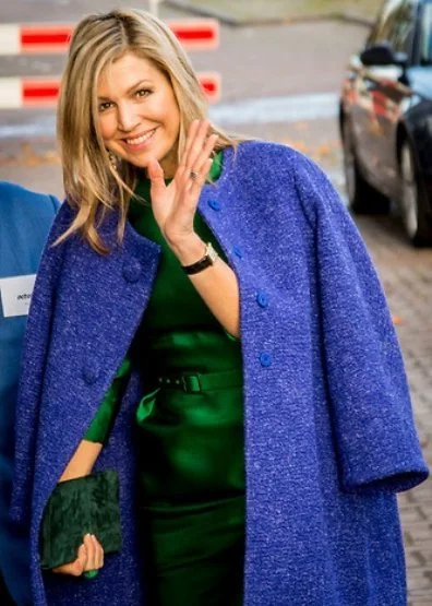 Queen Maxima wore Natan Coat - Fall - Winter 2018 collection
