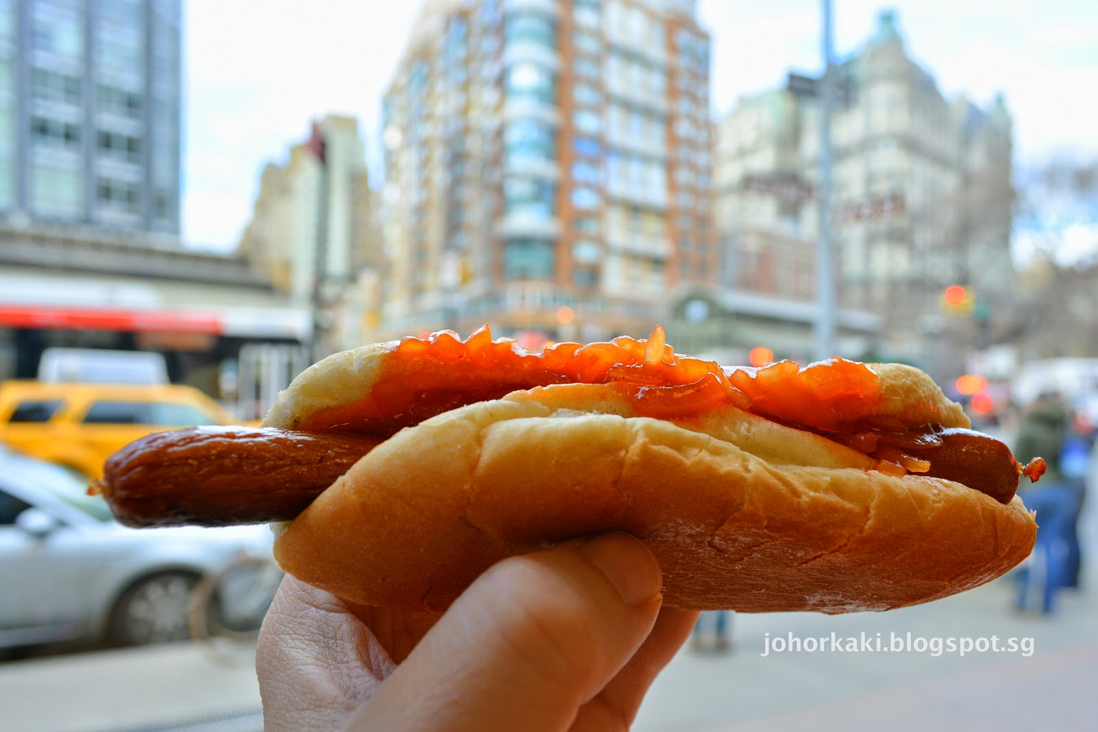 Gray's Papaya Hot Dog in NYC New York Tony Johor Kaki Travels for Food
