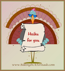 Haiku or Hai-can't, a celebration of Thanksgiving through Haikus | www.BakingInATornado.com | #MyGraphics