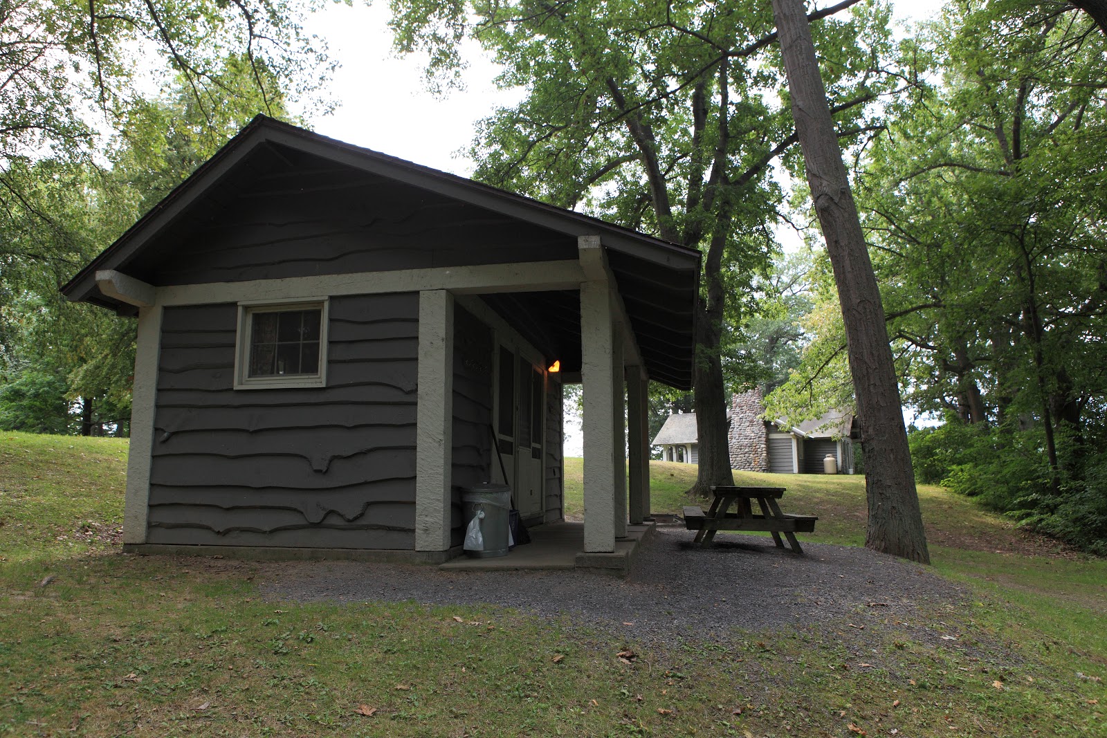 The Campsites Fair Haven Beach New York State Park, cabin 11