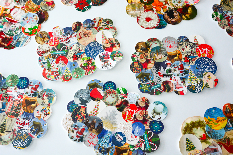 Aesthetic Nest Crafting Holiday Card Placemats DIY