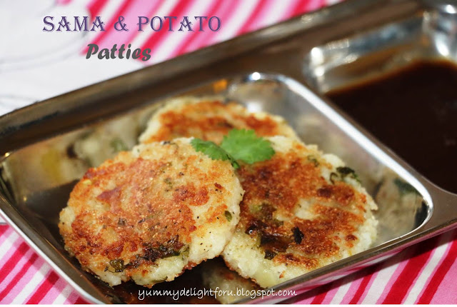 Sama and potato patties (tikki) / Vrat recipe