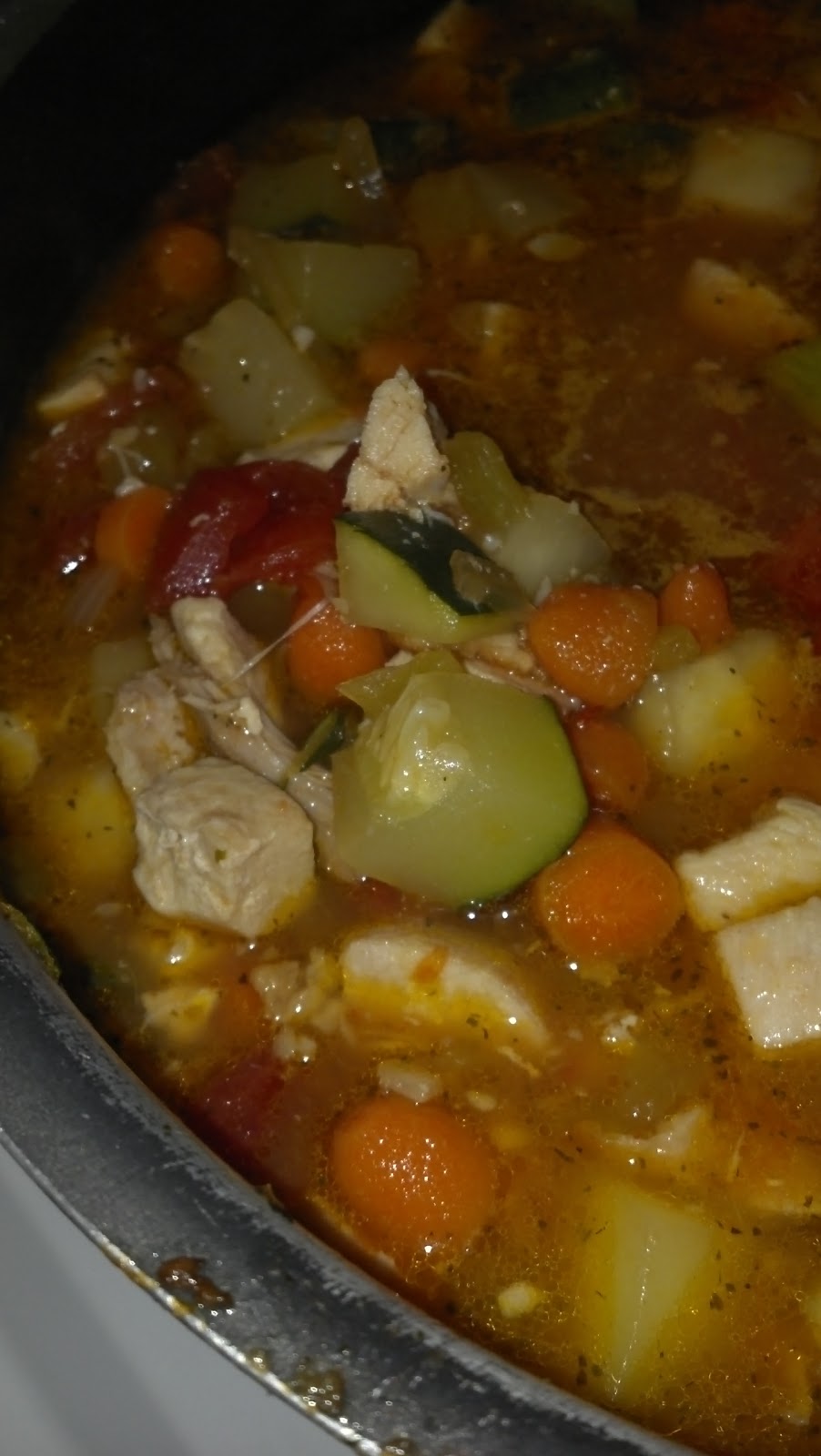 PJ's Food Creations Best Ever Chicken & Zucchini Soup