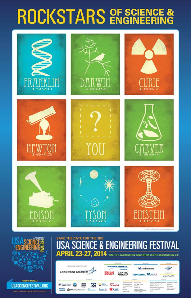 Megan Lee Studio Blog USA Science & Engineering Poster