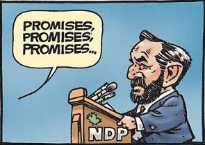 Mayes: Tom Mulcair and the NDP deliver promises by the bushel and by the peck.