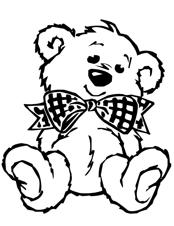 teady bear coloring pages - photo #4