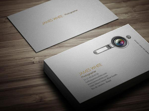 photography business card design