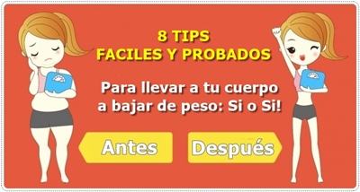 8 Tips Para Bajar de Peso Rápido