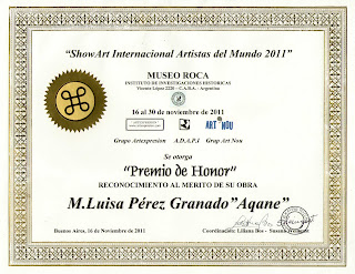 Premio de Honor en Museo Roca [Buenos Aires]