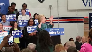 Hillary Clinton in WA for 2016 Presidential campaign