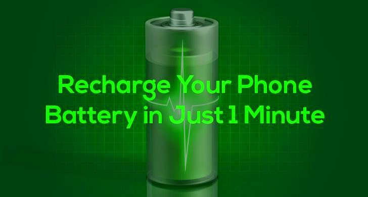 Aluminium Battery that Charges SmartPhone in Just 1 Minute
