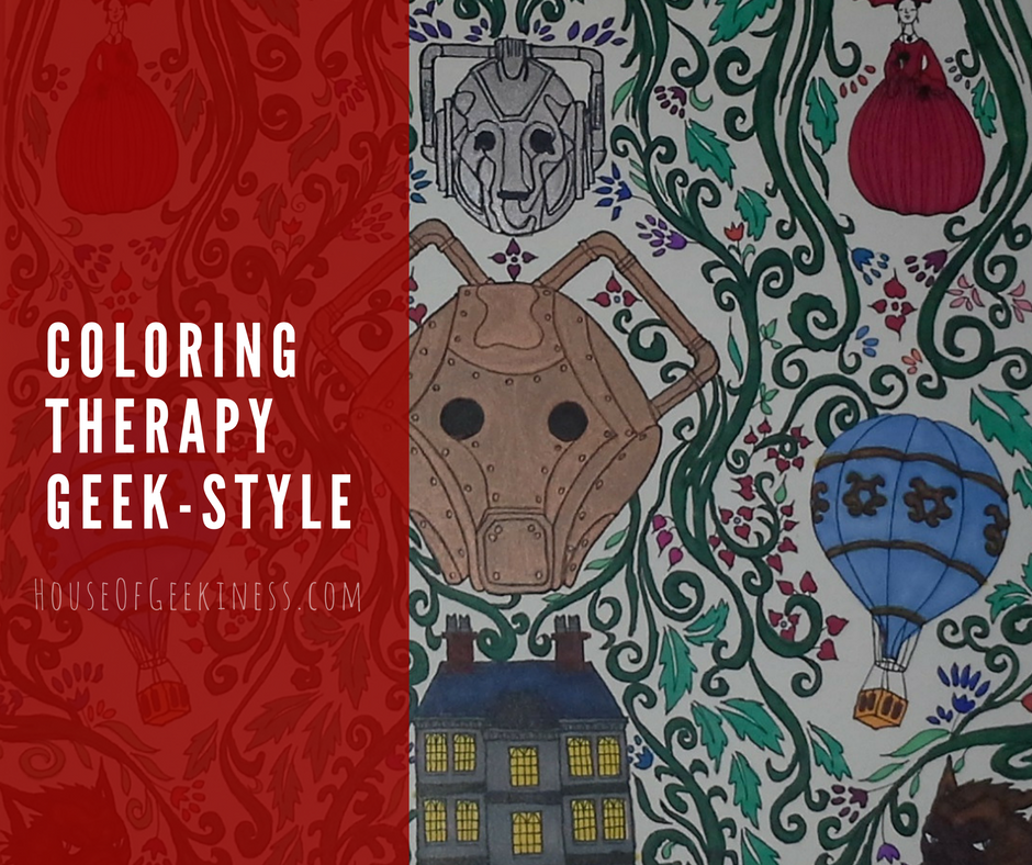 Coloring Therapy Geek-style | House of Geekiness