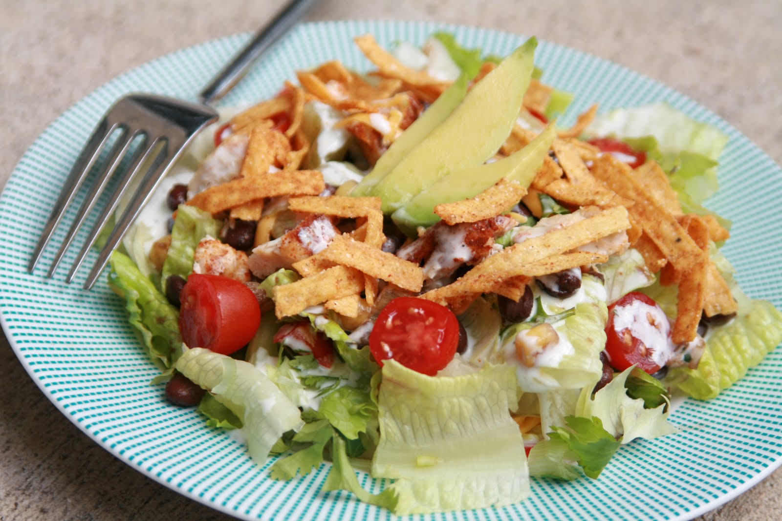 Cook Bake & Decorate Santa Fe Chicken Salad w/a Black Bean Corn Relish