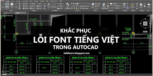 Khắc phục lỗi font chữ trong AutoCAD 100% thành công
