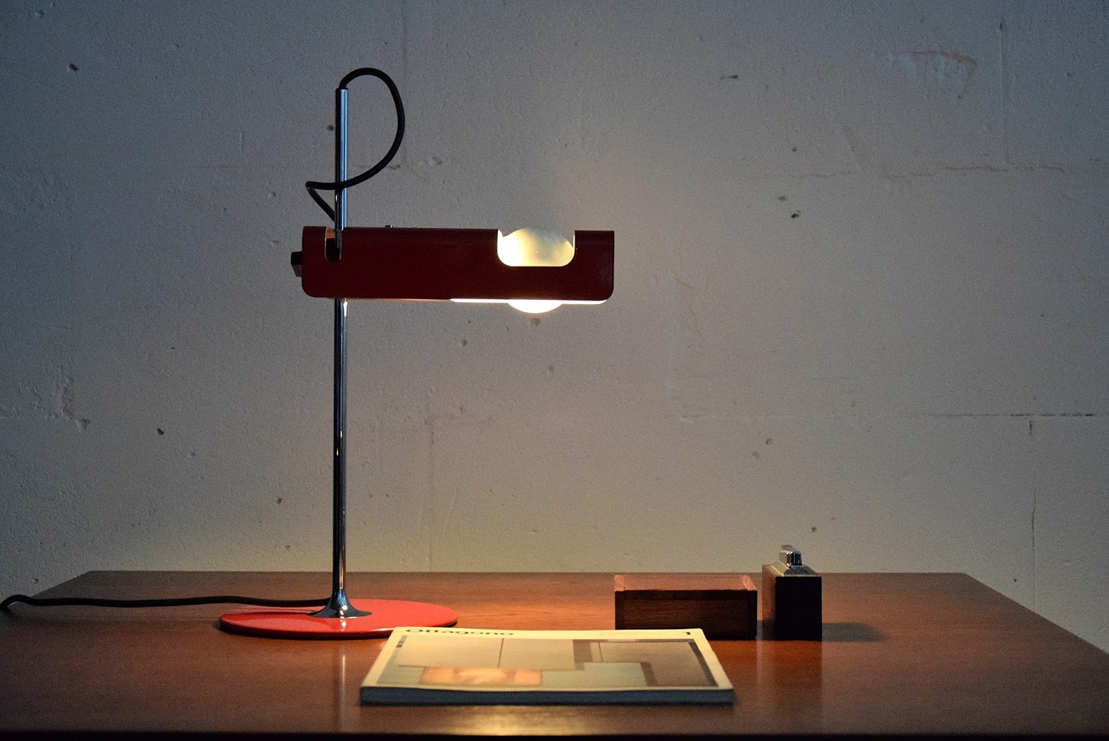 Original Spider Table Lamp By Oluce Small
