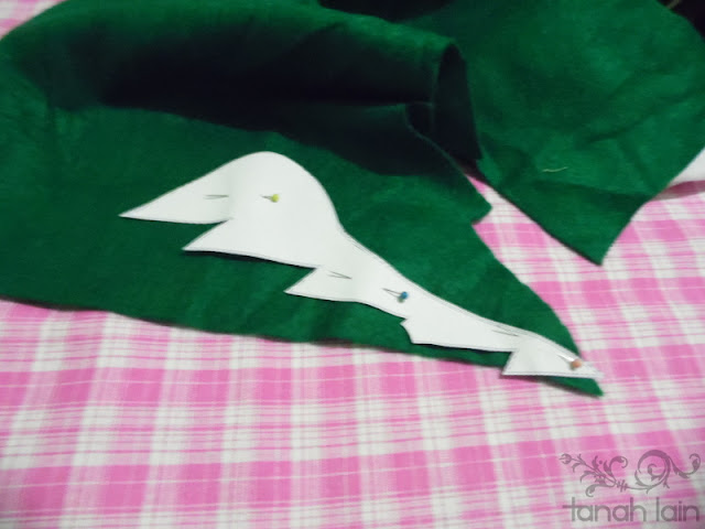 Cómo hacer una bota navideña